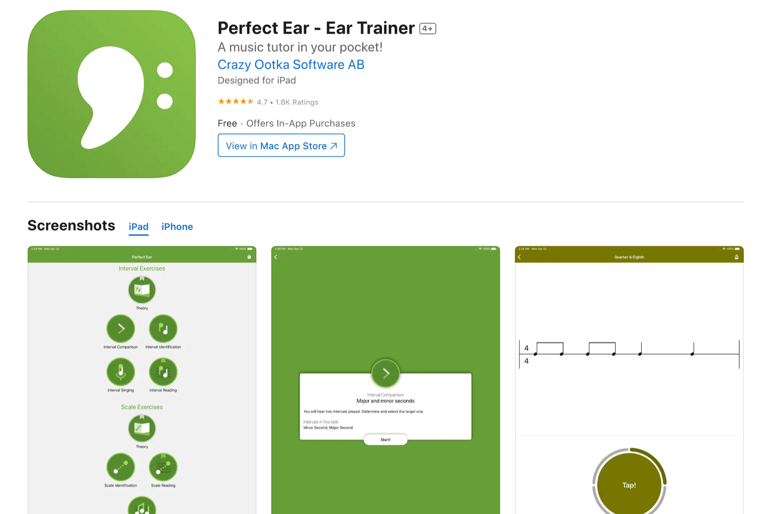 perfect ear